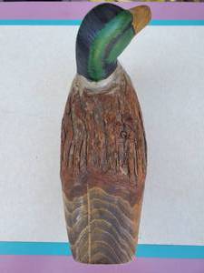 Carved, Live Wood Decoy
