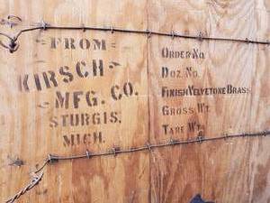 Vintage Shipping Crate From Sturgis Michigan