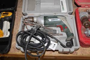 lot 49 image: Master Force Drill 12 with Case, Accessories 241-0737