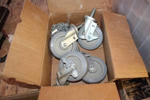 lot 113 image: Lot of (4) Casters 4 (in box)