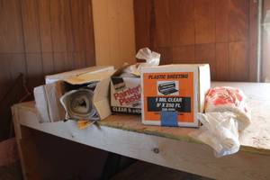 lot 109 image: Lot of (5) Rolls of Plastic Sheeting (in box)