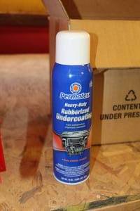 lot 111 image: Lot of (8) Permatex Heavy Duty Rubberized Undercoating 16oz Aerosol Can (in box)