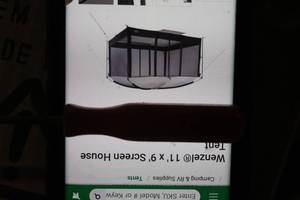 lot 173 image: Wenzel Screen House Tent 2-Door 11Lx9W (in box)