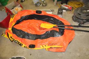 lot 177 image: Intex Explorer 300 Water Raft with Oars