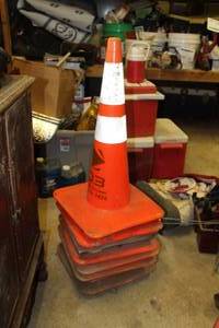 lot 217 image: Lot of (8) Safety Cones