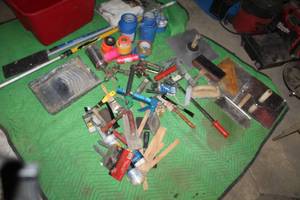 lot 185 image: PaintMasonry Hand Tools and Supplies