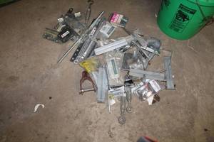 lot 198 image: Hardware - Hinges, Brackets, Cotter Pins, Misc. Hardware
