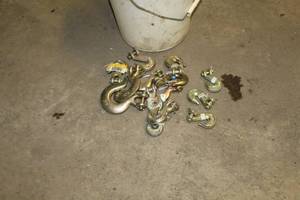 lot 200 image: Lot of (Approximately 15) Chain Hooks