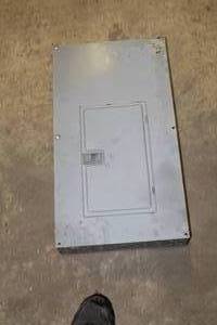 lot 249 image: Square D Load Center Electric Panic Breaker Box 14-12Wx4Dx26H