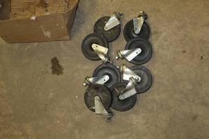 lot 252 image: Lot of (8) Caster Wheels