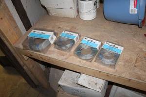 lot 334 image: Lot of (4) Wire Rope Reels - 18x50 (x3), 316x50 (x1) (in package)