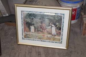 lot 395 image: Horse Matted Framed Wall Art 21-12Wx17-12H