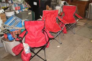 lot 381 image: Lot of (3) Collapsible Chairs