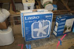 lot 379 image: Lot of (2) Lasko Box Fan 20 (new in box)