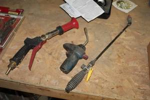 lot 322 image: Lot of (3) Attachment Heads - Pump Sprayer, Propane Torch, High Pressure Sprayer