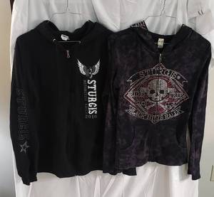 1 size Large black Sturgis sweatshirt