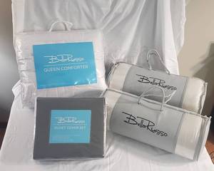 1 (new in bag) Bella Russo white Queen comforter