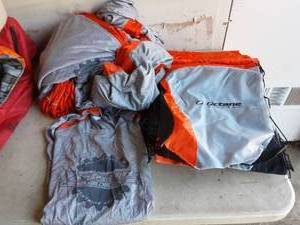 lot 5 image: Box Lot Of Fitness Back Sacks, Sport Tek T-Shirts Assorted Sizes (Med. To 4X)