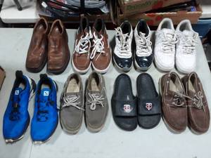lot 40 image: 8-Pair Mens Shoes Size 10-11