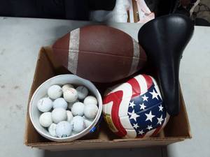 lot 51 image: Lot Of Assorted Sports Balls