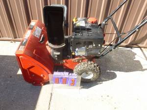 MTD 179cc 22 snow blower. Used condition. Consignor states it runs. As shown.