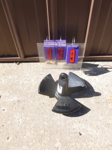 New 20 lb coated 3 blade anchor. As shown.