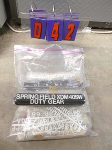 Qty of 3 message plaques with letters & numbers. As shown.