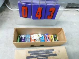 Box of hot wheels style cars. As shown.