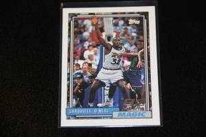 lot 5 image: Shaquille ONeal Basketball Card Lot w 1992 Topps Rookie Card