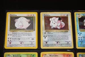 lot 12 image: 1999 Pokemon Base Set  Partial Starter Set with 74 of 102 Cards