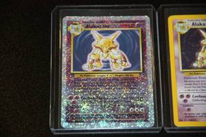 lot 39 image: 2002 Pokemon Legendary Collection Alakazam Holo & Reverse Holo