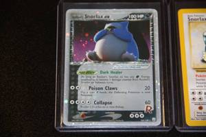 lot 57 image: Pokemon Snorlax Card Lot  2 Cards