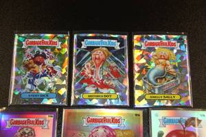 lot 62 image: 2020 Topps Chrome Garbage Pail Kids Refractor Lot  6 Cards