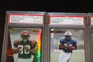 lot 66 image: Graded PSA Football Card Lot  7 Cards