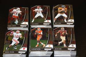 lot 71 image: 2020 Prizm Draft Football Card Lot  250 Cards