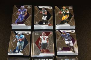 lot 74 image: 2020 Mosaic Football Card Lot  95 Cards