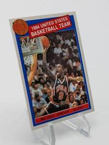 lot 9 image: Rare 1984 Michael Jordan USA Olympic SP (Short Print) Basketball Card