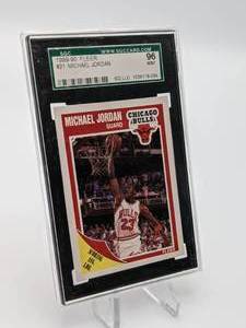 lot 21 image: 1989 Fleer Michael Jordan #21 Basketball Card SGC 96 (MINT)
