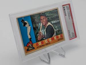lot 14 image: 1960 Topps Roberto (Bob) Clemente #326 Card PSA 2