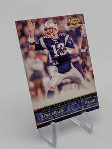 lot 48 image: 2007 Donruss Gridiron Gear Tom Brady #57 Limited Edition Card #11200