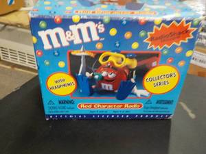 M & M Red Character Radio...