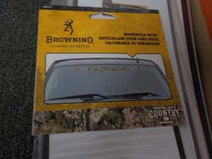 Lot of 10 Browning Windshield Decal...
