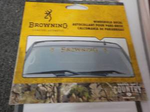 Lot of 14 Browning Windshield Decal...