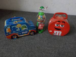 M & M Metal Lunch Pails and a Candy...
