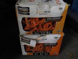 2 boxes  Ridgid Level Max 100 pcs. ...