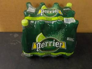 12 Pack Perrier Lime Mineral Water...