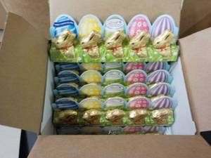 case of 12 - 1.7 oz Lindt Gold Bunn...
