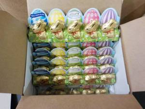 case of 12 - 1.7 oz Lindt Gold Bunn...