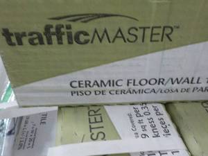 12 Boxes Traffic Master Ceramic Flo...