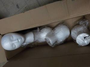 5 Styro Foam Display Heads...